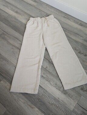 BDG Cream Wide-Leg Unisex Corduroy Pant Size M